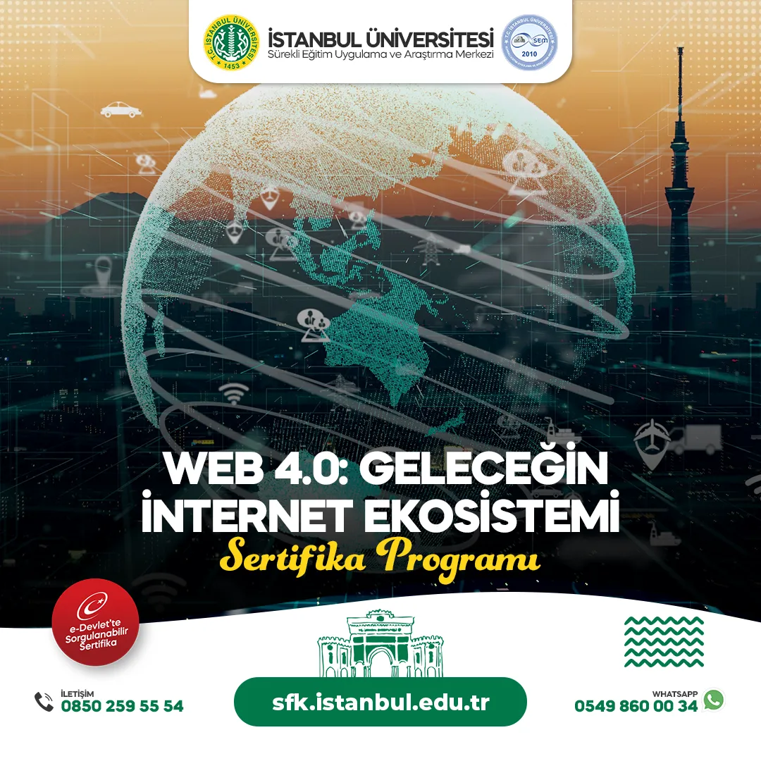 Web 4.0: Geleceğin İnternet Ekosistemi Sertifika Programı